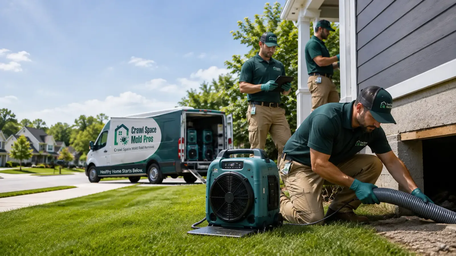 Crawl Space Mold Removal in Atlanta, IL